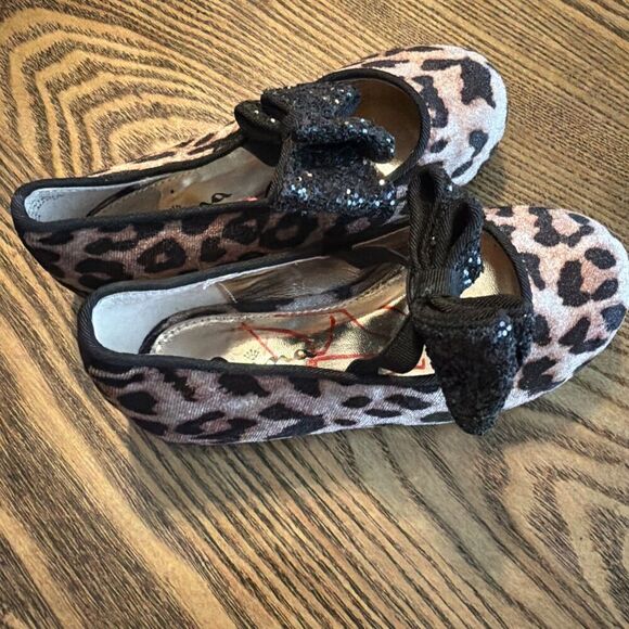 Nina Little Girls Leopard Print Flats Size 8 - Picture 4 of 7